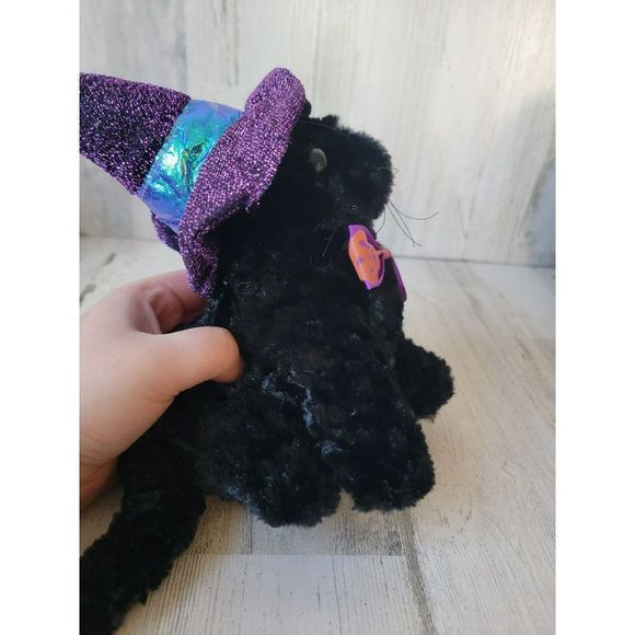Dandee black Halloween witch plush stuffed animal - Picture 4 of 5